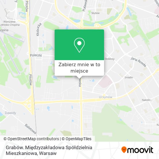 Mapa Grabów. Międzyzakładowa Spółdzielnia Mieszkaniowa