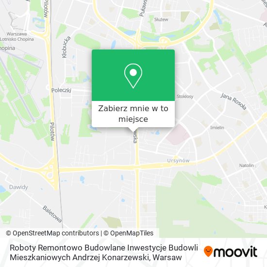 Mapa Roboty Remontowo Budowlane Inwestycje Budowli Mieszkaniowych Andrzej Konarzewski