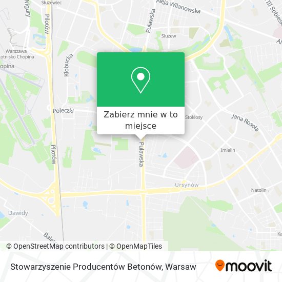 Mapa Stowarzyszenie Producentów Betonów