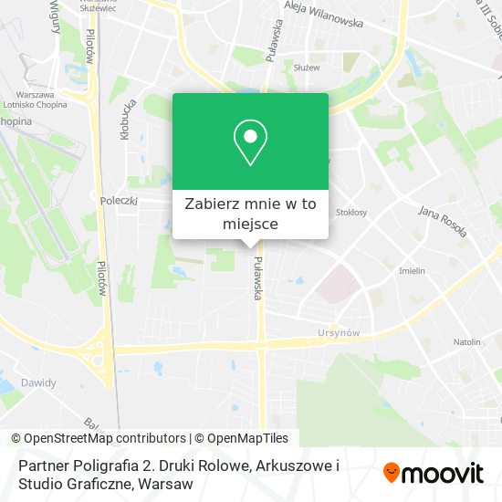 Mapa Partner Poligrafia 2. Druki Rolowe, Arkuszowe i Studio Graficzne