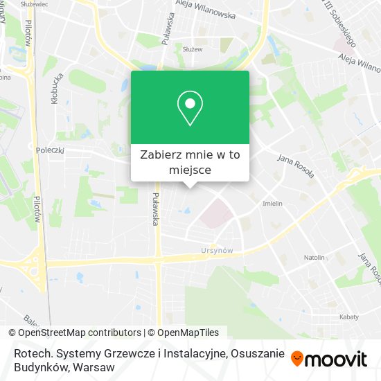 Mapa Rotech. Systemy Grzewcze i Instalacyjne, Osuszanie Budynków