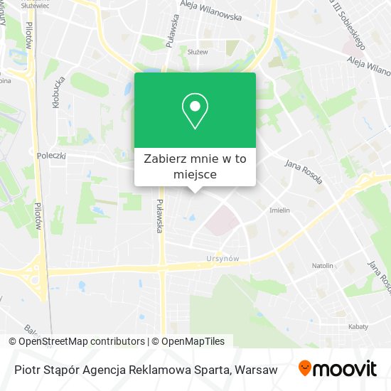 Mapa Piotr Stąpór Agencja Reklamowa Sparta