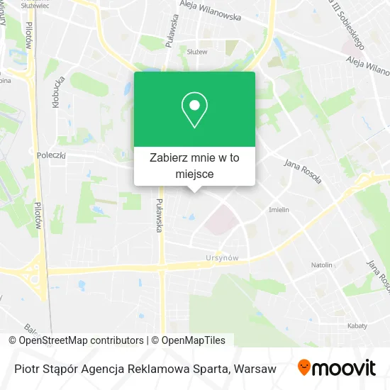 Mapa Piotr Stąpór Agencja Reklamowa Sparta