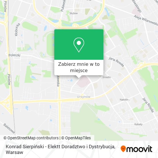 Mapa Konrad Sierpiński - Elektt Doradztwo i Dystrybucja