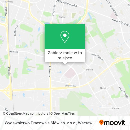 Mapa Wydawnictwo Pracownia Słów sp. z o.o.