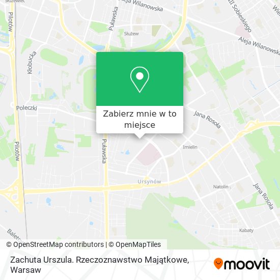 Mapa Zachuta Urszula. Rzeczoznawstwo Majątkowe