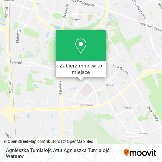 Mapa Agnieszka Tumiałojć Atut Agnieszka Tumiałojć