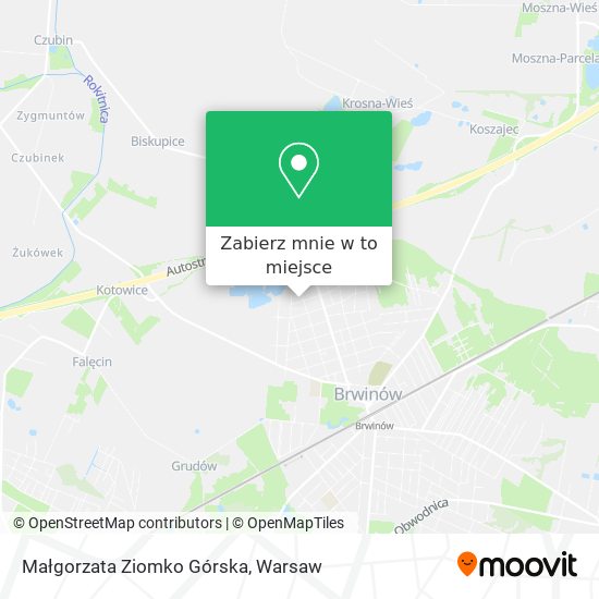 Mapa Małgorzata Ziomko Górska