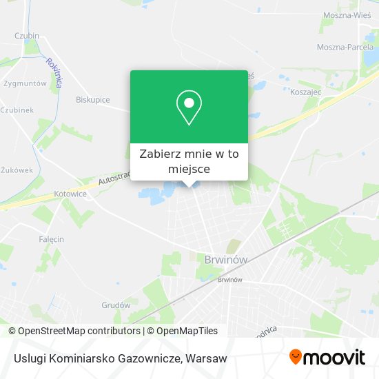 Mapa Uslugi Kominiarsko Gazownicze