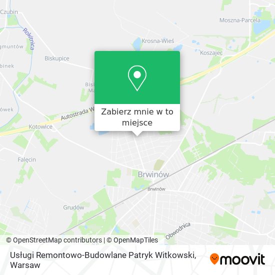 Mapa Usługi Remontowo-Budowlane Patryk Witkowski