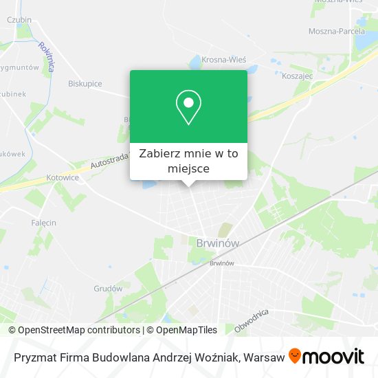 Mapa Pryzmat Firma Budowlana Andrzej Woźniak