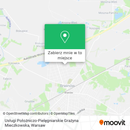 Mapa Usługi Położniczo-Pielęgniarskie Grażyna Mieczkowska