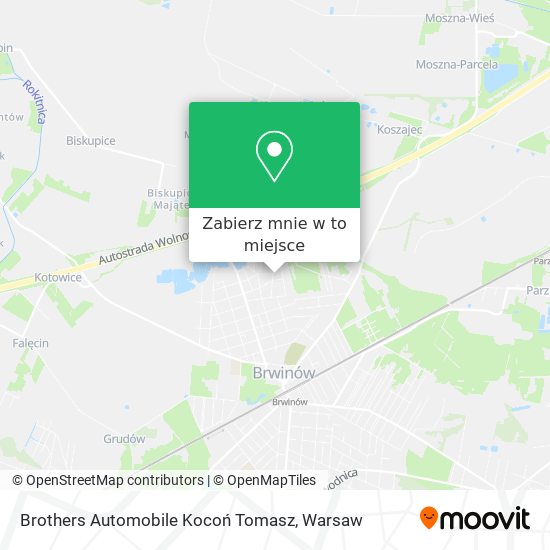 Mapa Brothers Automobile Kocoń Tomasz