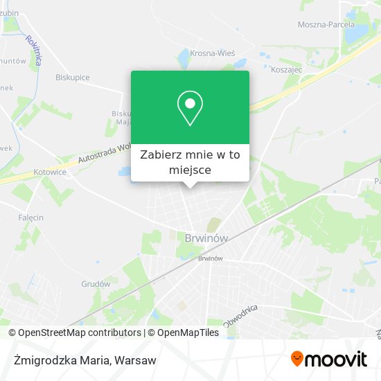 Mapa Żmigrodzka Maria