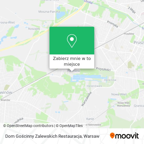 Mapa Dom Gościnny Zalewskich Restauracja