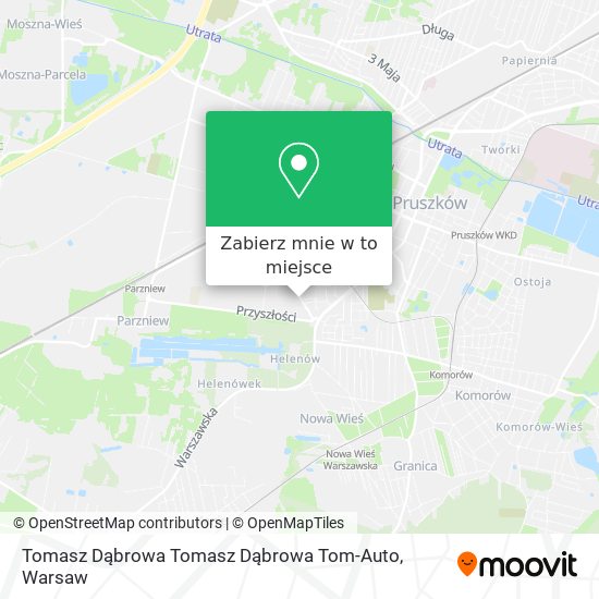 Mapa Tomasz Dąbrowa Tomasz Dąbrowa Tom-Auto