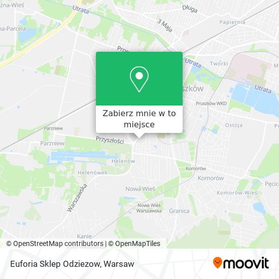 Mapa Euforia Sklep Odziezow