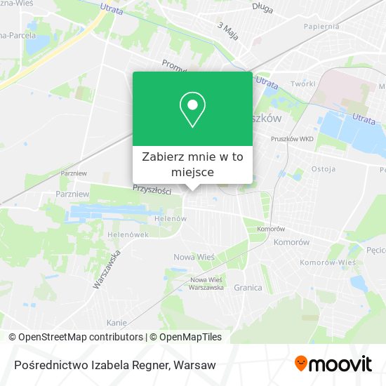 Mapa Pośrednictwo Izabela Regner