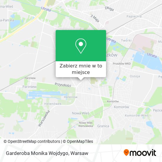 Mapa Garderoba Monika Wojdygo