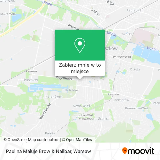 Mapa Paulina Maluje Brow & Nailbar
