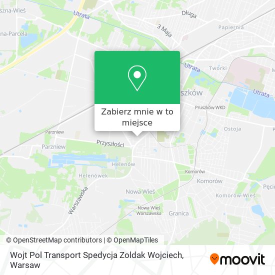 Mapa Wojt Pol Transport Spedycja Zoldak Wojciech