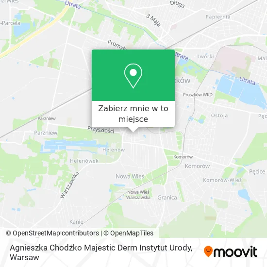 Mapa Agnieszka Chodźko Majestic Derm Instytut Urody