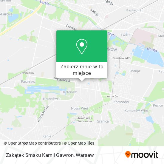 Mapa Zakątek Smaku Kamil Gawron