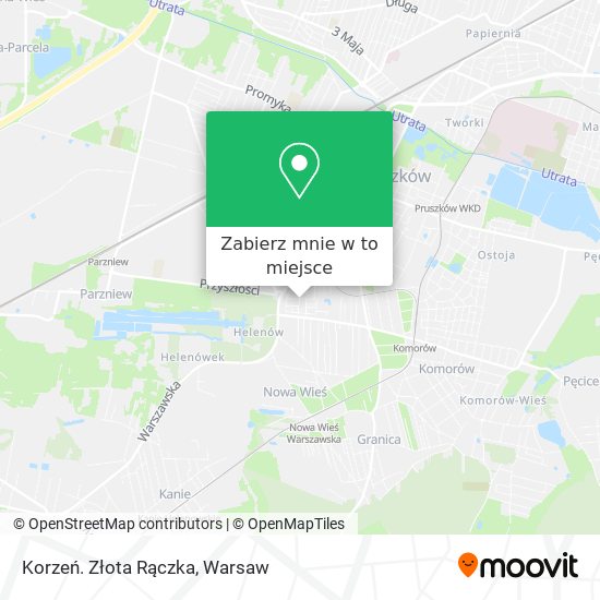 Mapa Korzeń. Złota Rączka