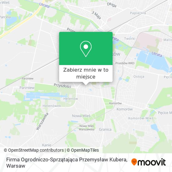 Mapa Firma Ogrodniczo-Sprzątająca Przemysław Kubera