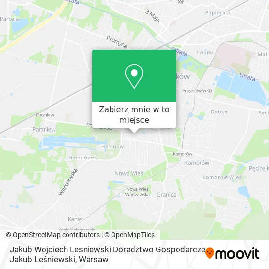 Mapa Jakub Wojciech Leśniewski Doradztwo Gospodarcze Jakub Leśniewski