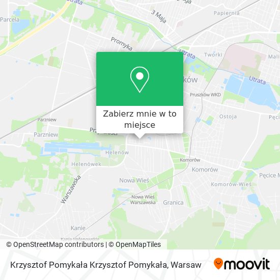 Mapa Krzysztof Pomykała Krzysztof Pomykała