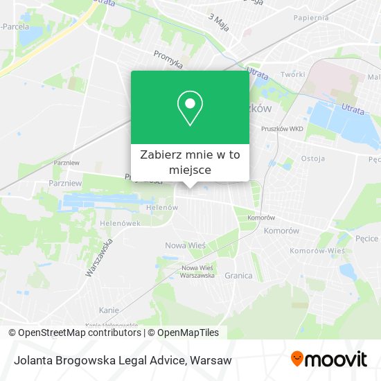 Mapa Jolanta Brogowska Legal Advice