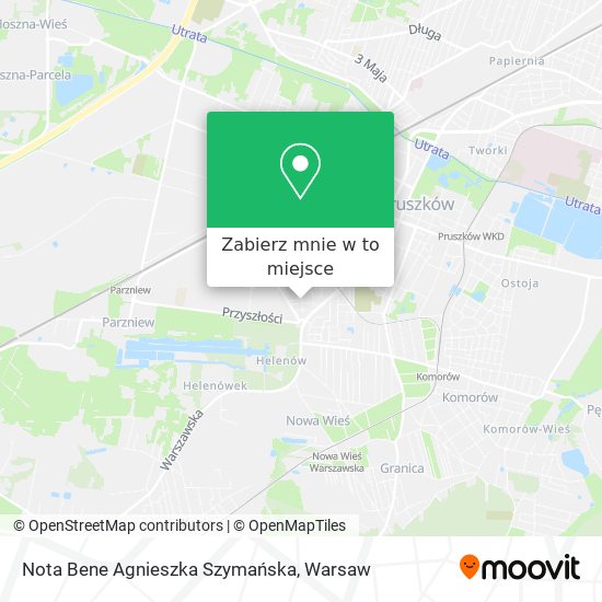 Mapa Nota Bene Agnieszka Szymańska