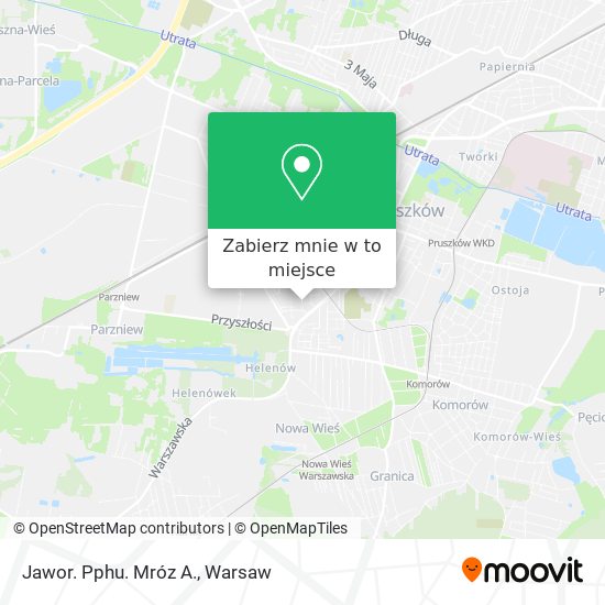 Mapa Jawor. Pphu. Mróz A.