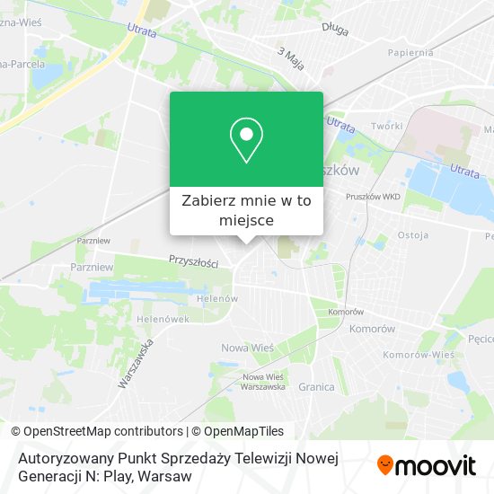 Mapa Autoryzowany Punkt Sprzedaży Telewizji Nowej Generacji N: Play