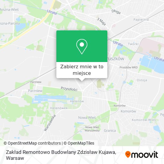 Mapa Zakład Remontowo Budowlany Zdzisław Kujawa