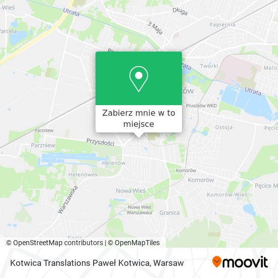 Mapa Kotwica Translations Paweł Kotwica