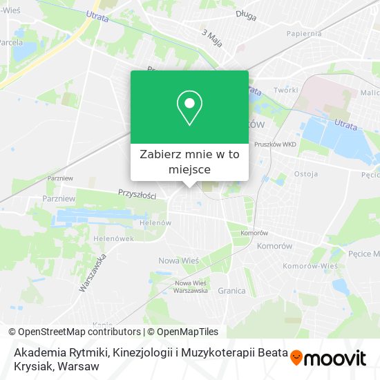 Mapa Akademia Rytmiki, Kinezjologii i Muzykoterapii Beata Krysiak