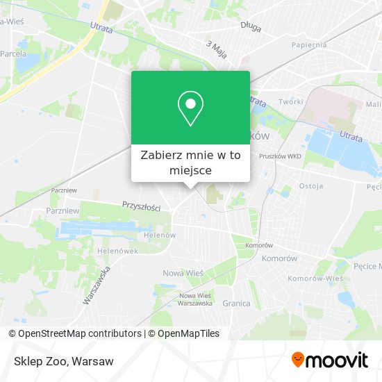 Mapa Sklep Zoo