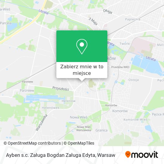 Mapa Ayben s.c. Załuga Bogdan Załuga Edyta