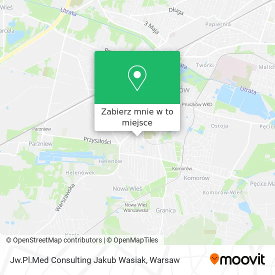 Mapa Jw.Pl.Med Consulting Jakub Wasiak