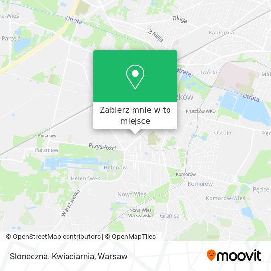 Mapa Sloneczna. Kwiaciarnia