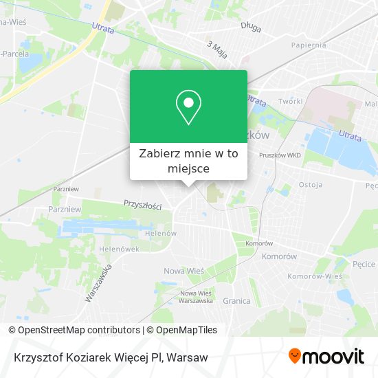 Mapa Krzysztof Koziarek Więcej Pl