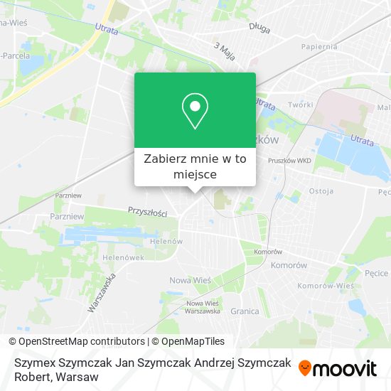 Mapa Szymex Szymczak Jan Szymczak Andrzej Szymczak Robert