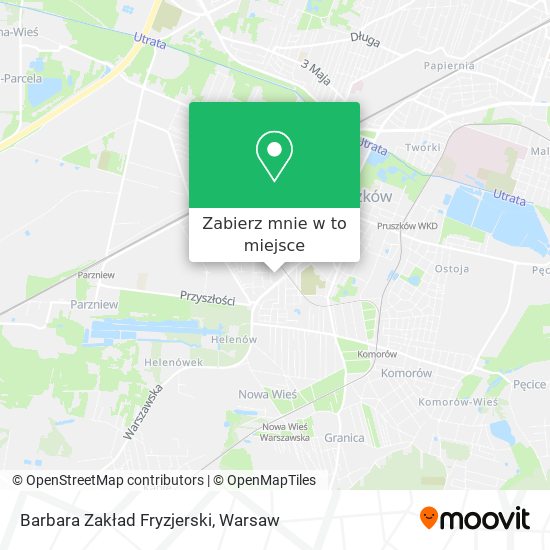 Mapa Barbara Zakład Fryzjerski