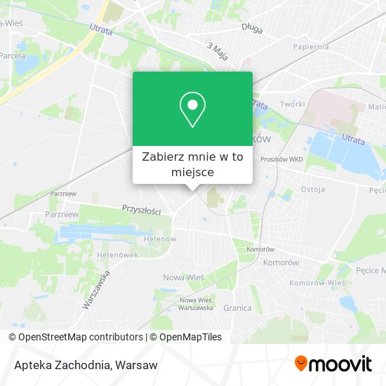 Mapa Apteka Zachodnia