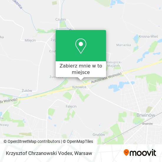 Mapa Krzysztof Chrzanowski Vodex