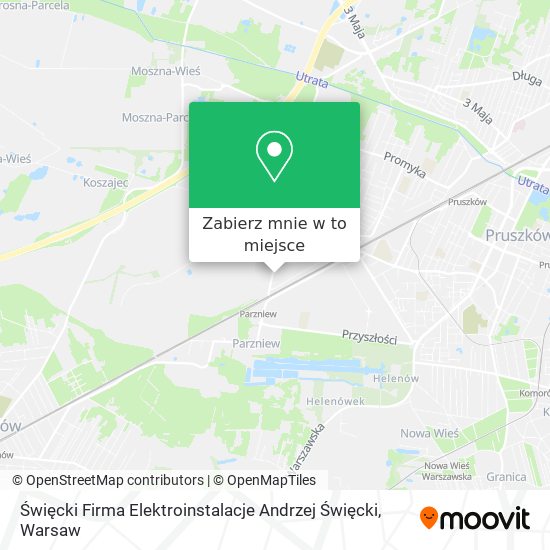 Mapa Święcki Firma Elektroinstalacje Andrzej Święcki