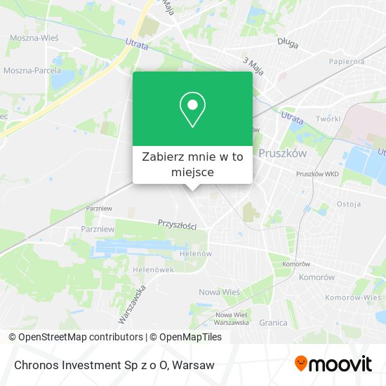 Mapa Chronos Investment Sp z o O