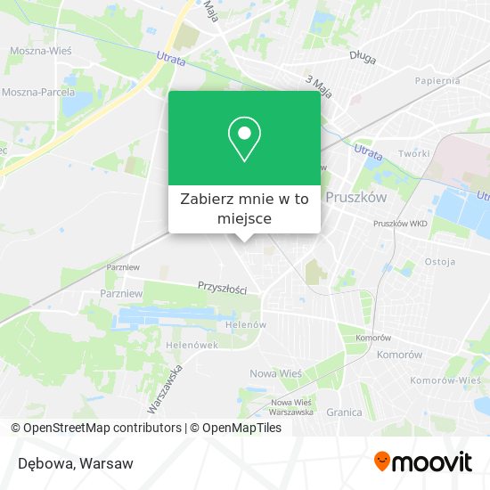 Mapa Dębowa